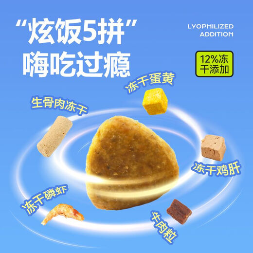 Lilang Ruerpai dog food 2.5kg adult dog puppy small dog universal Teddy Pomeranian Bichon Frize main food 5Jin Jin equals 0.5kg 2 bags 10Jin Jin equals 0.5kg 6 pieces full price fresh meat dog food 2.5kg