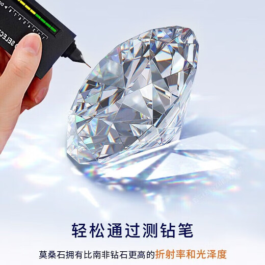 MZMZ platinum PT950 necklace platinum romantic star and moon moissanite diamond necklace Valentine's Day birthday gift for girlfriend PT950 platinum necklace + romantic star and moon pendant free lettering and writing of greeting cards