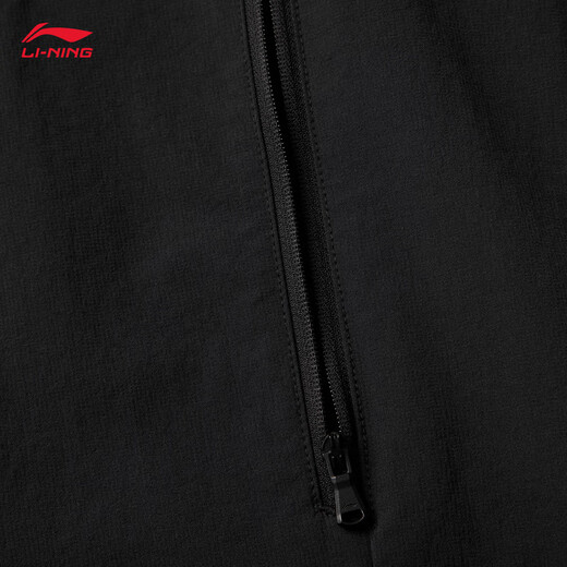 Li Ning windproof and water-splashing sports windbreaker for men 25 autumn fitness versatile fashion sports jacket AFDV675