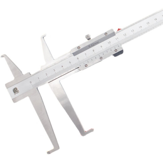 Lukang Guilin Guanglu cutter head double inner groove digital display vernier caliper stainless steel belt table 18-24-150-200-300 digital display 24-200mm (0.01mm)