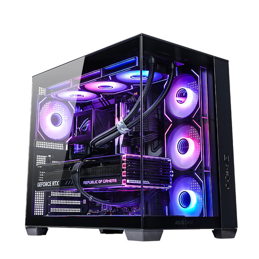ASUS i9 14900KF ASUS ROG family bucket 5070Ti/RTX5080 host 5090D graphics card U7 265K host game e-sports AI rendering assembly computer complete machine U9 285K+RTX 5080丨6