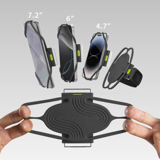 Bone running mobile phone bag arm bag sports wrist bag fitness equipment arm sleeve hollow touch screen cycling mobile phone protective cover running mobile phone strap Combo3 including L/S arm strap