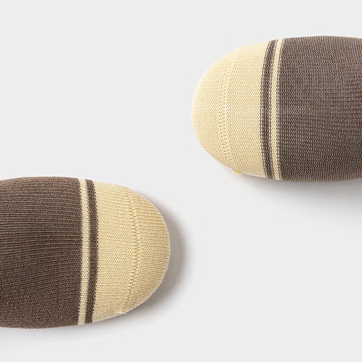 Balabala baby socks cotton autumn new style boys and girls children's newborn children's socks cute short socks five pairs of coffee white tone 00351_209925172214 1-3 years old