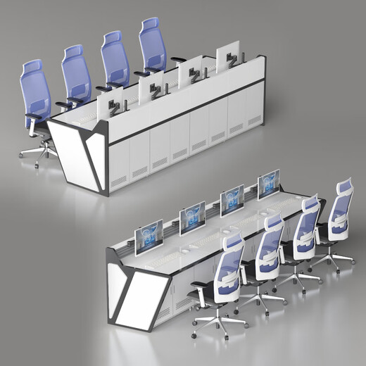 Monitoring console, command center console, dispatching console, monitoring center workbench, conference table, curved monitoring console. Customize more styles of consoles. Consult customer service.