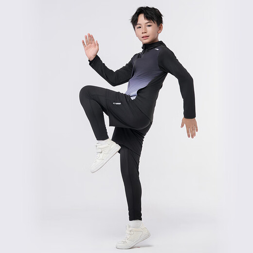 Victoria Traveler children's sports suit autumn and winter tights training clothes football basketball clothes running fitness quick-drying clothes