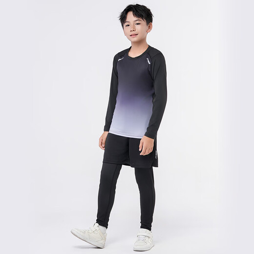 Victoria Traveler children's sports suit autumn and winter tights training clothes football basketball clothes running fitness quick-drying clothes