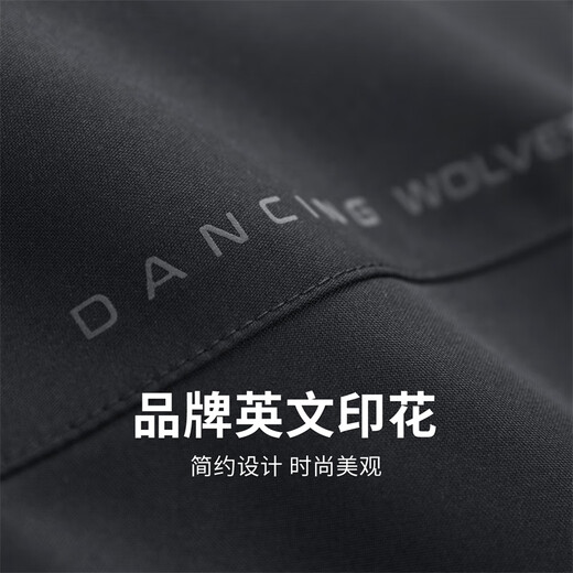 Dances with Wolves quilted and stand collar jacket men's 2025 autumn and winter new thickened warm casual comfortable versatile jacket 1009 black 001 L (175)