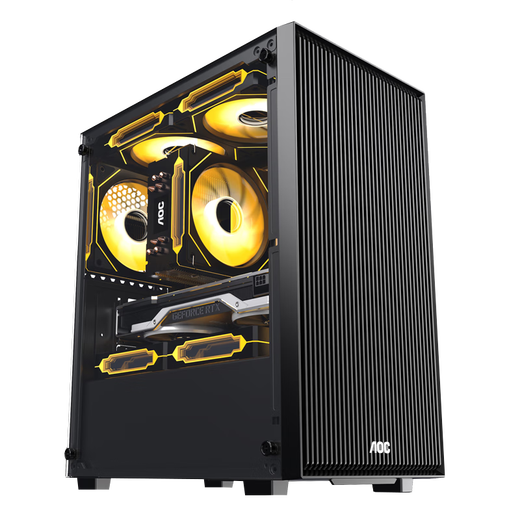 Navigator/AOC i5 9400F/11400F/RTX3060/4050 game e-sports office design chicken desktop computer host DIY assembly computer complete set computer host + monitor set one i5 3470丨16G丨4G e-sports independent display