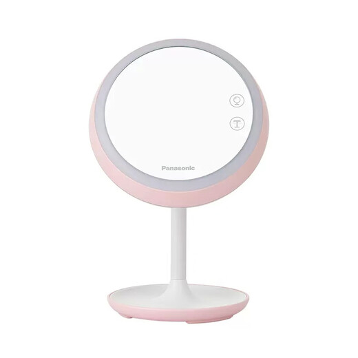Panasonic led makeup mirror desktop women's with light smart desktop table lamp fill-in light beauty internet celebrity mirror charging and portable Panasonic makeup mirror princess powder 2025 new