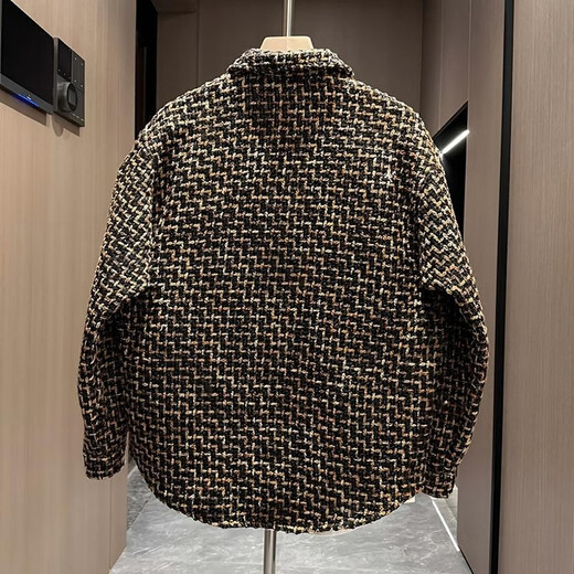 Kuraishi Kazuki Xiaoxiangfeng Jacket Men's 2025 Autumn and Winter New Trendy Handsome Jacket Men's High-end Jacket Brown XL