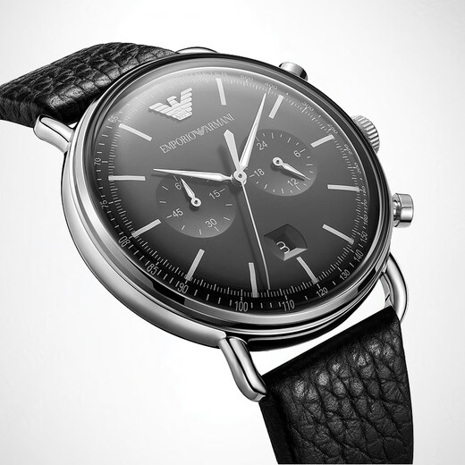 Emporio Armani Watch Men's Simple Business Series Classic Belt Quartz Watch Birthday Gift für Freund AR11143