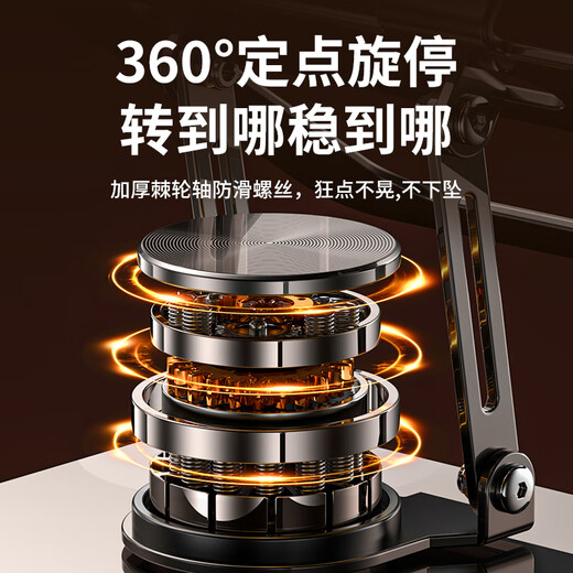 Lingchen Tablet Stand iPad Desktop Mobile Phone Stand 360 Multifunctional Rotating Folding Lazy Support Stand Eating Chicken Game Online Class Painting Metal Live Video Mobile Phone Universal