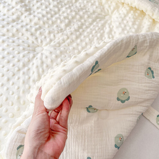 Ono Seven Days newborn baby quilt thickened baby quilt bean velvet spring autumn winter sleeping bag windproof outing blanket with straps