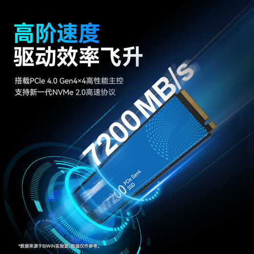 佰维（BIWIN）1TB SSD固态硬盘M.2接口(NVMe协议)NV7200长江存储颗粒 PCIe4.0读速7200MB/s（新老包装随机发货）