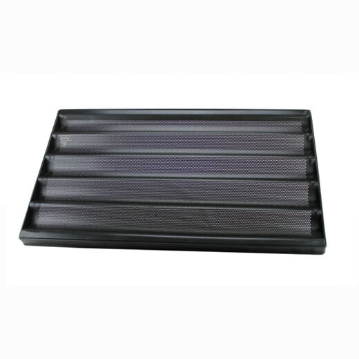
Baking mold non-stick bar non-stick French stick five-slot four-slot wave baking tray baguette U-shaped bread mold SN15864 slot