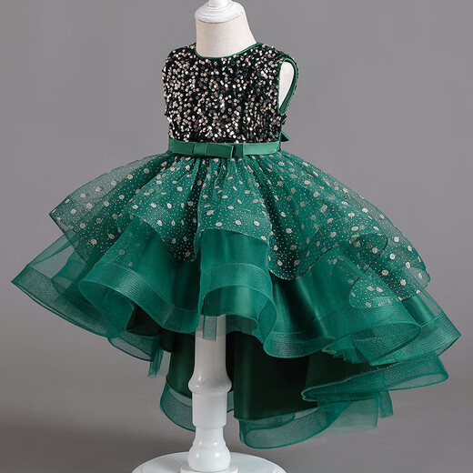 Vestido de cola hinchada de verano de la princesa Ye Yu 3-14 años