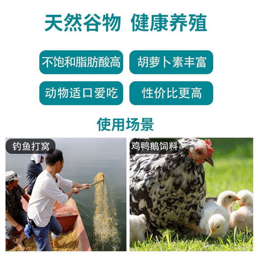 Multigrain grains for chickens, chicken feed, corn crushing, corn stubble, corn slurry, chicken feeding, chicken fishing, nesting, ducks and geese, chicken feed, corn crushing 5 Jin Jin is equal to 0.5 kilograms