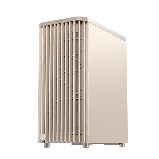 ASUS ProArt PA401 Avena Blanco Madera Art Iron Rhyme Edition Chasis Potente refrigeración/Rejilla de aire frontal Wood Art/Desmontaje sin herramientas/Bloqueo del botón de encendido