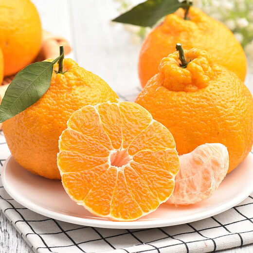 Sakura Fresh Sichuan Shiranui Ugly Tangerine, next-day delivery to multiple places, non-Ehime jelly orange, tangerine, pregnant woman fruit, Mid-Autumn Festival gift box S+ supermarket quality, more comprehensive gift giving 9Jin Jin equals 0.5kg Gift box (80-85mm) net weight 8.5Jin Jin equals 0.5kg