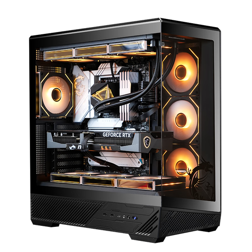 MSI AMD Ryzen 7 9800X3D/RTX5080 graphics card high-end e-sports live game desktop assembly computer host complete machine 1000 frames e-sports DIY assembly machine high-end version 9800X3D+RTX5070Ti 16G