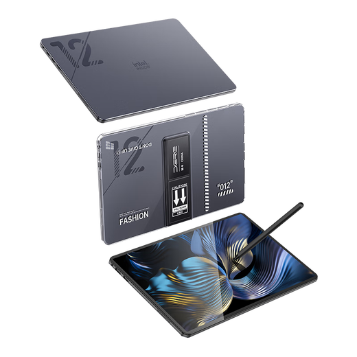 戴睿（dere）政府补贴平板电脑windows系统二合一2.5K便携商务轻薄办公学生学习设计游戏wifi笔记本夜影黑