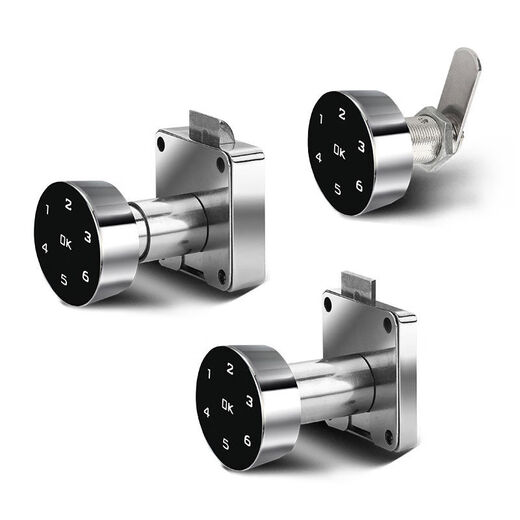 Smart Electronic Password Sperre Lock Turn Tongue Sperre Office Club Fitnessstudio Locker Briefe Box -Kabinettsschublade Lock Ote Elektronische Schubladenschloss 13822 Leichtmetallmodell