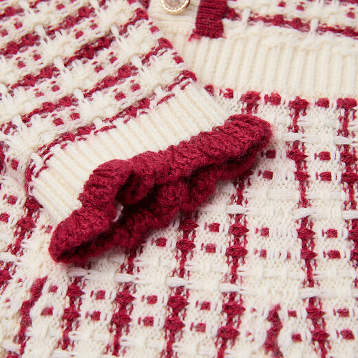 PawinPaw shopping mall same style cartoon bear children's clothing 25 years new winter new girls sweater dress Red red/20 160