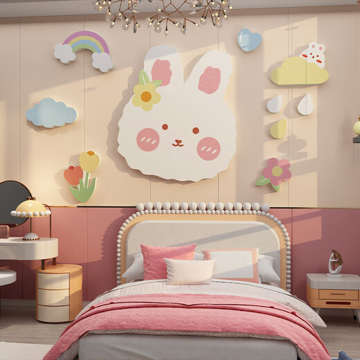 
Internet celebrity bedroom door paper drawing children's small room layout wall decoration children's bedside princess ins transformation 16797 rabbit moon - picture color 10mm small