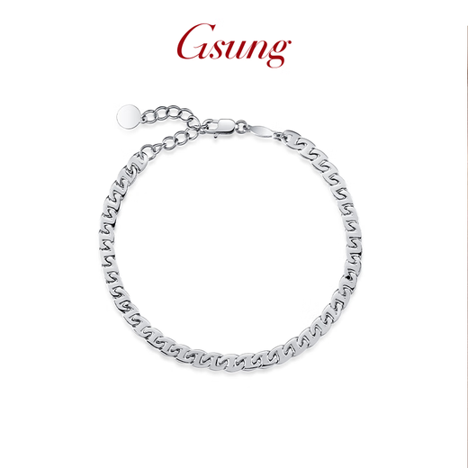 GsunG Platinum Pig Nose Bracelet Women's PT950 Pure Platinum Hand Jewelry Pig Nose Necklace Fashion Chinese Valentine's Day Gift Priced by Gram Contact Before Buying