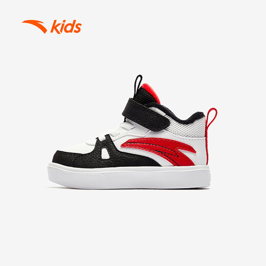ANTA toddler shoes two cotton shoes autumn and winter for boys and girls plus velvet warm high-top sneakers kindergarten shoes A12540023