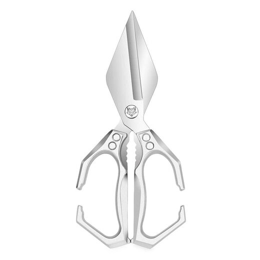 厨房剪刀高硬度锋利强力鸡骨剪全不锈钢剪鸡鸭鹅骨头专用大头剪子 【升级加厚】金刚大头强力剪