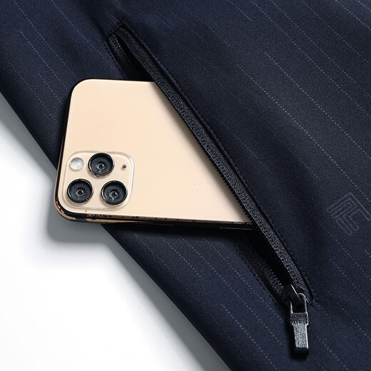 Middle-aged men's spring and autumn casual jackets, baseball collar jackets, stand collar spring and autumn thin casual tops, daddy clothes for men, navy blue 3XL 190 yards 145-165Jin Jin equals 0.5 kg