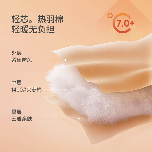 Bali Piggy Baby Cotton Clothes Autumn and Winter Newborn Cotton Clothes Thickened Warm Cotton Jacket Newborn Winter Baby Padded Jumpsuit Quinoa Color 73cm