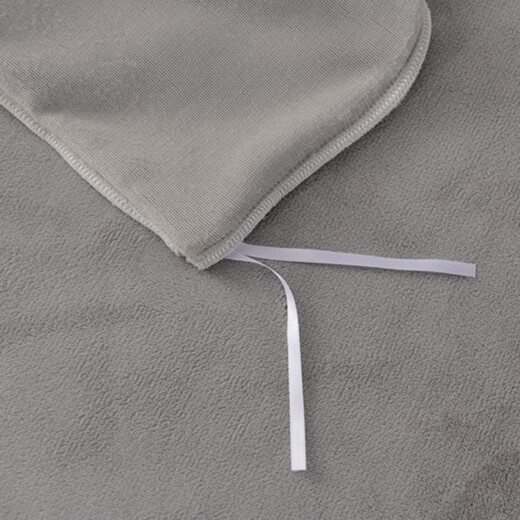 VJEA winter milk velvet four-piece set thickened warm double-sided velvet bed sheet quilt cover anti-static baby velvet high weight elegant - gentleman gray four-piece set 1.8m bed sheet style - quilt cover 200*230cm