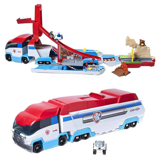 UOSO toy car alloy Captain Ryder Patrol Car Mini Patrol Car Set Dog Team Children's Birthday Gift 16785 Transformation Rescue Bus