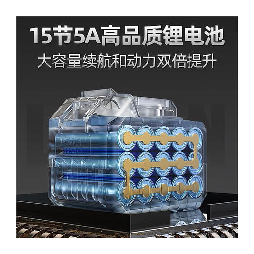 
Brushless lithium battery single hand saw rechargeable electric refining saw household small handheld wireless electric outdoor logging chainsaw 12-inch German brushless industrial model [10 sections 15882