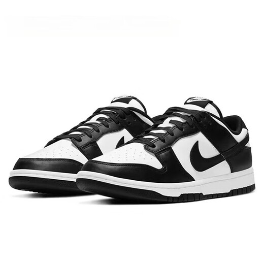 
Nike (NIKE) Dunk Low Retro Men and Women's Model Black and White Panda DD1391-100 Black and White Panda Women's Model_DD1503-101 39