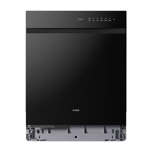 FOTILE dishwasher 02-V16 built-in household 19 sets large capacity independent steam sterilization hidden built-in water patented high-energy bubble washing first-class water efficiency 02-V16 black 19 sets