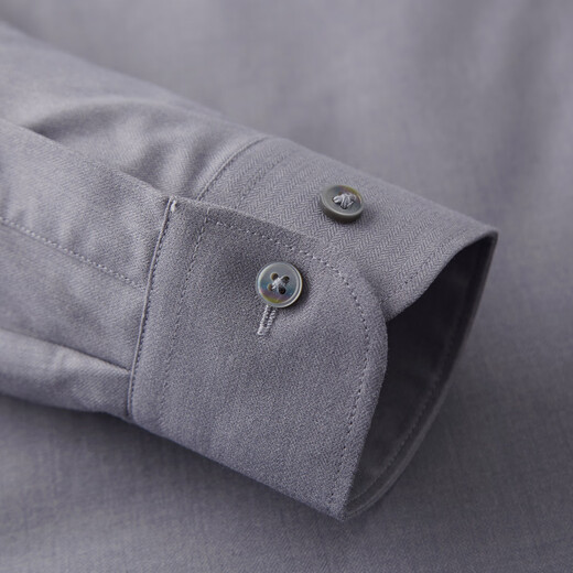 Shanshan 90 white goose down lining long-sleeved shirt men's spring and autumn 2025 new business breathable easy-care no-iron shirt