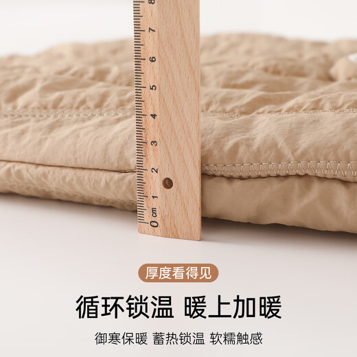 MianQin baby overalls, autumn and winter models, warm outer pants for men and women, children's casual pants, versatile spring and autumn, dark coffee hedgehog single overalls 59cm