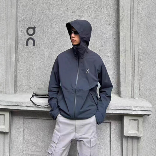 Tuo Lang's same model 2025 Angpa ON sports outdoor cycling outer shuttle woven hooded top lightweight jacket three-proof off-white M 100-125Jin Jin equals 0.5 kg