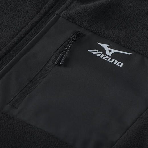 Mizuno (MIZUNO) Outdoor Fleece Jacket Men's Jacket Top Travel Warm Windproof Versatile Comfortable Jacket Navy XL