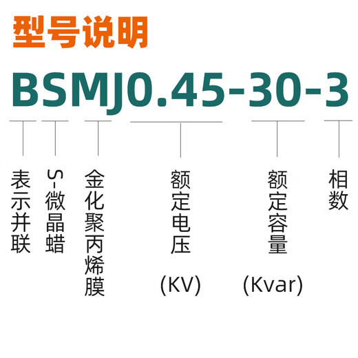 TENGEN Tianzheng Electric BSMJ0.45-30-3 self-healing low voltage parallel capacitor 450V30KVA BSMJ0.4-25-3