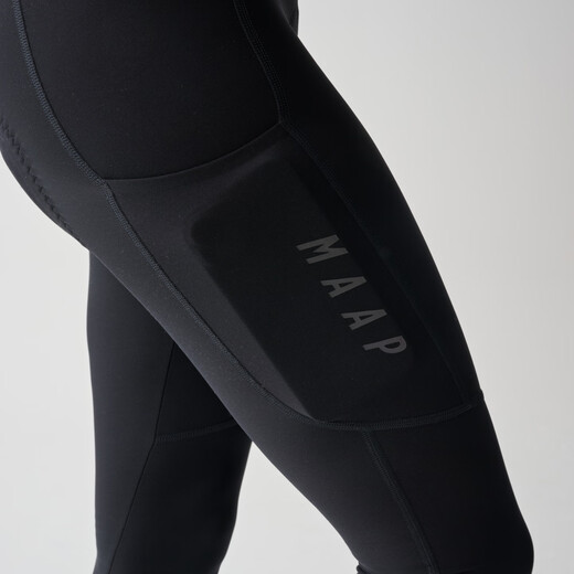MAAP Women's Team Bib Evo Thermal Cargo Tights Cycling Trousers Black XXS