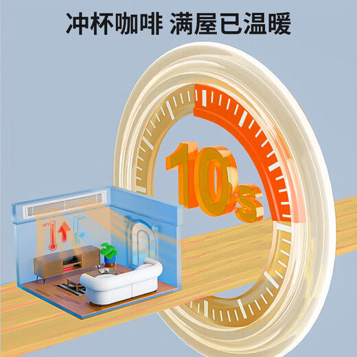 Leader central air conditioner Haier Smart Home produces one-to-three-to-four household living room multi-spring, one price all-inclusive, full DC variable frequency embedded duct machine, Yuanqi series 5 HP, first-class energy efficiency, one-to-four, three rooms and one living room 110