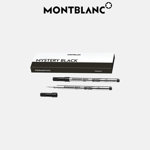 Montblanc MONTBLANC Meisterstück 163 signature pen refill 2 pack M tip 105158/128231 New Year gift