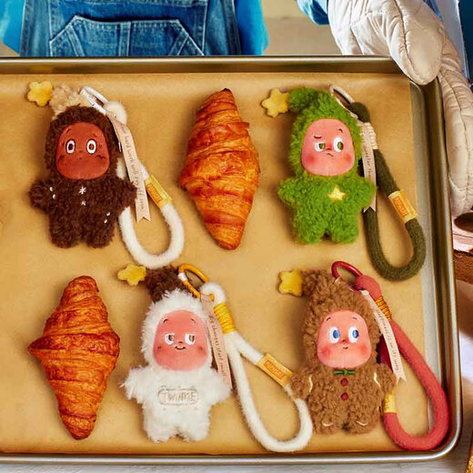 POPMART Bubble Mart, Star People’s Delicious Moments Freshly Baked Biscuits, Plush Pendants, Blind Box Trendy Gifts, Matcha Crisps, Unboxed and Unpacked, Authentic and Fidelity, Quick Delivery