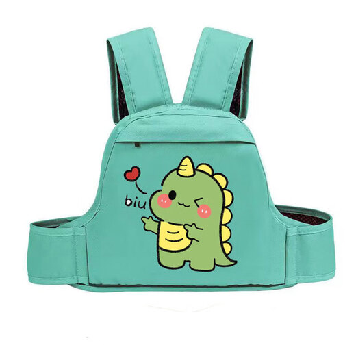 Baitong Child Safety Belt Electric Vehicle Motorcycle Anti-fall Protection Belt Baby Safety Carrier Riding Child Strap Belt Rabbit Pink Backpack No Specifications