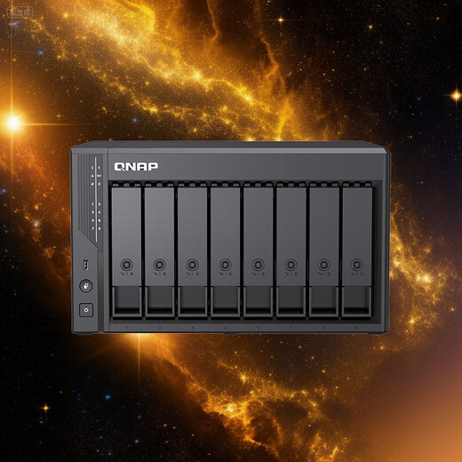 威联通（QNAP）Qu805企业级家庭存储 N355 16G内存64T容量网络存储NAS私有云 AI相册手机备份 文件数据备份服务器