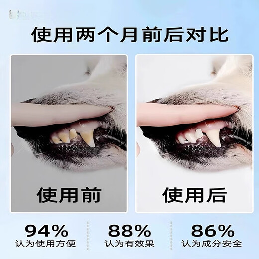 GERTHRON German pet toothbrush pen and toothpaste all-in-one cat and dog oral cleaning calculus removal and bad breath dog set cat brushing teeth pet toothbrush pen one box trial experience